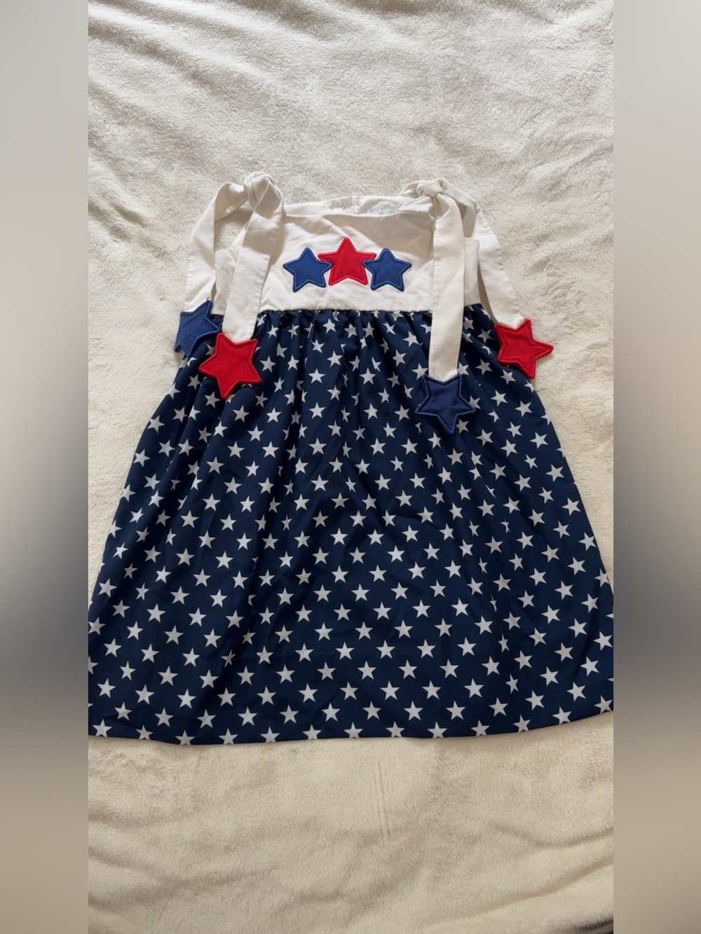 Patriotic Girls Tie Dress